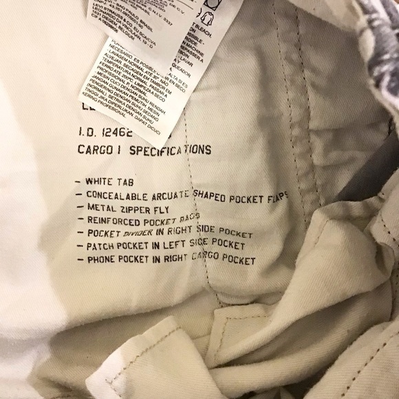 Levi’s 32x26.5 Ace Cargo Camo Men’s Pants Gray Camouflage (Tag Size 32x30) - Picture 11 of 12